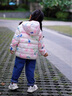 巴拉巴拉童裝兒童排骨羽絨服男童女童親子裝輕薄內膽年新款冬裝外套潮 花園粉-連帽-白鴨絨 清潔度1000+ 110 充絨量37g 曬單實(shí)拍圖