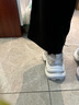 卓詩(shī)尼老爹鞋女2025年春秋新款厚底增高網(wǎng)面透氣小個(gè)子銀色運動(dòng)休閑鞋子 銀灰色 38 曬單實(shí)拍圖