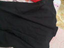 范思蓝恩22FS2036法式分割鱼尾半身裙女夏季新款A字高腰伞裙 黑色 XS 实拍图