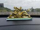 御琉宮合金麒麟汽車(chē)中控臺香水擺件車(chē)載男士高檔大氣小車(chē)內平安裝飾用品 祥瑞麒麟 曬單實(shí)拍圖