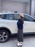 韓璐嬌（hanlujiao）連衣裙女裝2024秋裝新款搭配一整套學(xué)院風(fēng)時(shí)尚減齡茶系穿搭套裝裙 藏青毛衣+綠色格子裙 M 建議98-108斤 曬單實(shí)拍圖