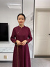 恒源祥喜婆婆婚宴時尚禮服春秋中年媽媽裝連衣裙中老年女裝國風旗袍裙子 玫紅色 175/96A(2XL)【建議120-135斤】 曬單實拍圖