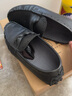 羚步 豆豆鞋男休閑真皮春夏季懶人鞋社會(huì )青年商務(wù)正裝皮鞋 黑色 40 曬單實(shí)拍圖