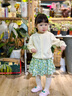 幼歌（YOUGE）【阿克蘇好棉】嬰幼兒春季手工鉤花花朵開(kāi)衫舒適毛衣 淺杏 90 cm 曬單實(shí)拍圖