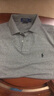 Polo Ralph Lauren 拉夫勞倫男裝 經(jīng)典款定制修身版網(wǎng)眼布Polo衫RL10513 D86-灰色 XS 曬單實拍圖