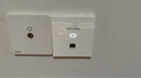 普聯(lián)（TP-LINK） 全屋WiFi6套裝無(wú)線AP面板網(wǎng)絡(luò)覆蓋ac+ap智能組網(wǎng)86型分布式墻壁POE路由器 全千兆(3個(gè)面板+5口路由)【優(yōu)雅白】 【AX1500M雙頻 易展Mesh】 曬單實(shí)拍圖