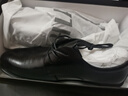 海瀾之家HLA皮鞋男士商務(wù)休閑系帶德比正裝鞋子男H135/H171 黑色41 曬單實(shí)拍圖