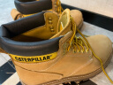 CAT卡特经典大黄靴马丁靴男靴男鞋钢头款牛皮帮面防滑工装靴商场同款 黄色 42 实拍图