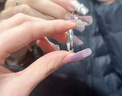 S999純銀心的律動(dòng)韓版簡(jiǎn)約情侶對戒活口男女一對情侶銀戒指刻字 珍愛(ài)玫瑰禮盒+鑒定證書(shū) 開(kāi)口可調節 曬單實(shí)拍圖
