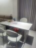 辦公室茶桌輕奢現代高級感極簡(jiǎn)L型巖板茶臺燒水壺一體桌陽(yáng)臺客廳 百達菲麗/花紋多/茶盤(pán)可選 160*80cm+1主椅+3客椅 曬單實(shí)拍圖