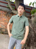 真維斯（Jeanswest）polo衫男夏季新款冰絲翻領(lǐng)短袖男士商務(wù)休閑保羅衫上衣服男裝 ABD 505灰色 L 曬單實拍圖