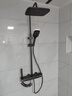 科勒（KOHLER）淋浴花灑套裝槍灰鋼琴花灑全套家用衛浴增壓花灑噴頭淋浴器套裝 K-628槍灰色氛圍燈【恒溫款】 送貨入戶(hù)【免費拆舊+安裝】 曬單實(shí)拍圖