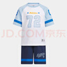 阿迪達(dá)斯（adidas）童裝25夏季男小童兒童短袖運(yùn)動(dòng)套裝三葉草棉質(zhì)T恤短褲兩件KC1514 曬單實(shí)拍圖
