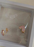 思梨粉色愛(ài)心無(wú)耳洞耳夾女s925銀針耳釘小巧日?？蓯?ài)高級感小眾耳飾 蚊香盤(pán)耳夾 曬單實(shí)拍圖