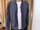 真維斯夾克男士春秋潮牌修身商務(wù)立領(lǐng)上衣服韓版潮流百搭休閑外套男 67002灰色 2XL 曬單實(shí)拍圖