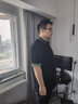 康柏力大碼男裝 肥佬翻領(lǐng)T恤男加肥加大碼胖子衣服半袖短袖t恤 黑色B款 5XL 【建議240-260斤】 曬單實(shí)拍圖
