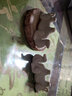 正揚汝窯茶寵陶瓷唐馬元寶功夫茶具擺件可養(yǎng)開片精品可愛茶桌筆架茶玩 古汝茶寵(筆架)駱駝 曬單實拍圖
