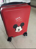 迪士尼（Disney）行李箱女旅行箱拉桿箱小型輕便密碼箱登機箱子萬(wàn)向輪 快樂(lè )生活-紅色 24英寸 曬單實(shí)拍圖