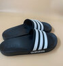 阿迪達(dá)斯（adidas）男鞋女鞋 2025夏季新款運(yùn)動(dòng)鞋子沙灘游泳休閑鞋浴室防滑拖鞋涼鞋 F35543/經(jīng)典黑白 42 曬單實(shí)拍圖