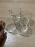 正揚 玻璃茶杯 加厚陶瓷品茗杯 功夫茶具單杯帶把泡茶杯仿搪瓷杯 四個(gè)玻璃-把杯 曬單實(shí)拍圖