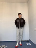 簡托曼（Jane ToMan）復(fù)古馬丁靴男士增高短靴新品英倫風時尚男鞋子百搭中筒牛仔靴皮靴 黑色標準版 43 曬單實拍圖