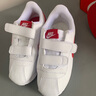 耐克（NIKE）童鞋 夏季新款時(shí)尚運(yùn)動(dòng)鞋嬰童學(xué)步鞋CORTEZ BASIC小童鞋休閑鞋 寶寶鞋/魔術(shù)貼易穿著/白黑 27 10C/16cm 曬單實(shí)拍圖