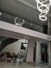 四季沐歌（MICOE）照明客厅吊灯卧室餐厅吧台吊灯灯具现代简约创意灯饰可调节中山 大三环黑-40+60+80cm-128瓦遥控 实拍图