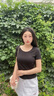 嫻柔2025新款黑色莫代爾t恤女短袖修身薄款冰絲低領(lǐng)大領(lǐng)口緊身上衣 黑色【莫代爾-圓領(lǐng)】 L 建議(100-110斤) 曬單實(shí)拍圖