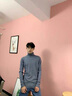 花花公子（PLAYBOY）高領毛衣男春秋新款百搭休閑套頭圓領針織衫男潮流時尚毛線衣男裝 米色 C-3142HH926KING-R M 曬單實拍圖