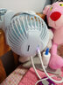 蜂翼 usb迷你小風(fēng)扇 隨身便攜 嬰兒推車(chē)學(xué)生宿舍辦公室桌面夾子小風(fēng)扇 天空藍 曬單實(shí)拍圖