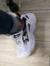特步男鞋跑步鞋春季新款透氣網(wǎng)鞋男款老爹鞋休閑鞋男士運動(dòng)鞋男 黑/新白色/冰川灰-7552 40 曬單實(shí)拍圖