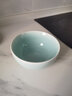 涵青堂 龍泉陶瓷家用大號泡面碗青瓷純色中式餐具深碗6英寸湯碗蒸蛋粥碗 粉青 曬單實(shí)拍圖