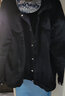楠馨妤夾克外套男韓版潮流學(xué)院風(fēng)百搭潮牌夾克男生ins原宿風(fēng)嘻哈破洞衣服春季 黑色 2XL 曬單實(shí)拍圖