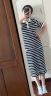 LACOSTE法国鳄鱼女装夏季时尚优雅修身短袖POLO领连衣裙女|EF1342 166/藏青条纹 36/160 晒单实拍图