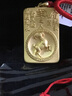 金藝鑫黃金佛吊墜999足金生肖龍項鏈龍本命年蛇足金觀(guān)音墜蛇金佛掛墜 大版生肖羊守護神重約9.5克配繩 曬單實(shí)拍圖