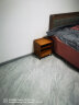 木马人现代简约床头柜简易卧室多层小柜子床边柜家用多功能储物柜可置物 【单抽屉】B款-茶色（健康楠竹） 实拍图