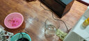 SARYOR 魚缸圓柱形高清玻璃小魚缸客廳臥室桌面生態(tài)創(chuàng)意金魚缸造景水族箱造景 Y-250黑色 （珊瑚石套餐） 曬單實拍圖