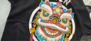 VENSUP半袖POLO衫男女潮牌夏季中國風(fēng)新款純棉翻領(lǐng)ins國潮醒獅潮流帥氣情侶裝保羅POLO衫 526黑色 XL 曬單實拍圖