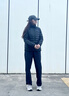 波司登（BOSIDENG）【反季】沖鋒衣鵝絨羽絨服男女情侶同款90絨三合一防風(fēng)防雨外套 黑色8056 S 160/84A 曬單實(shí)拍圖
