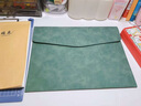 唐星皮質(zhì)文件袋A4檔案袋文件夾文件包加厚防水資料按扣商務(wù)公文袋辦公合同票據收納便攜大容量定制logo A4【森林綠】文件袋 曬單實(shí)拍圖