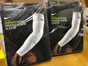 耐克運動護具NIKE肘部裝備防撞護臂籃球排球羽毛球護肘保暖防扭傷騎行 耐克白色【單只裝】NKS02101 L/X肘圍27-29CM 曬單實拍圖