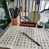 毛筆純羊毫篆書(shū)隸書(shū)專(zhuān)業(yè)級吳讓之草書(shū)行書(shū)入門(mén)初學(xué)者字帖魏碑帖臨摹成人創(chuàng  )作國畫(huà)書(shū)法練字專(zhuān)用細光峰羊毫湖筆 沁園春·雪【純羊毫】 曬單實(shí)拍圖
