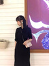 clotho Rennie品牌女裝收腰雪紡連衣裙女2025夏季新款氣質(zhì)遮肚顯瘦時(shí)尚中長(zhǎng)裙子 黑色 M 曬單實(shí)拍圖