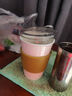 玻璃杯杯子通用 馬克杯玻璃杯蓋透明玻璃茶壺蓋杯蓋子 水杯蓋配蓋 平款內(nèi)徑7.8外徑9.3cm 曬單實拍圖
