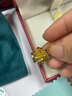 阿梵尼黃金吊墜女牡丹花母親節(jié)禮物999足金3D硬金掛墜送媽媽 黃金牡丹花吊墜 曬單實拍圖