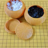 云瓷圍棋五子棋套裝 塑編罐361顆玉圍棋子 木質(zhì)雙面棋盤 送軟件 仿草編塑編仿玉圍棋+木質(zhì)棋盤 曬單實(shí)拍圖