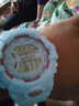 樸里手表可愛(ài)ins學(xué)院風(fēng)電子表女中學(xué)生韓版少女原宿風(fēng)運動(dòng)月牙鍍 1808 藍色 手表+電池+小禮物 曬單實(shí)拍圖