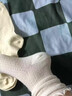 佰姿緣襪子女士夏季薄款桑蠶絲涼感網(wǎng)眼透氣中筒棉襪無(wú)骨白色夏天堆堆襪 白色*3 均碼 （網(wǎng)眼透氣/10A抗菌） 曬單實(shí)拍圖
