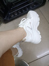 怡安踏雪真皮小白鞋女2025夏季新款內(nèi)增高女鞋網(wǎng)面透氣休閑百搭運動老 8813白色 8厘米內(nèi)增高款 36 曬單實拍圖