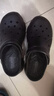 斯凱奇（Skechers）洞洞鞋女外穿高級感輕質(zhì)休閑塑模涼鞋 黑色/BLK 37 曬單實(shí)拍圖